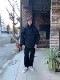 BETTERCOTTON NYLON GROSGRAIN ANORAKBLACK