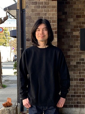 WASEWROUGH CREW SWEATBLACK