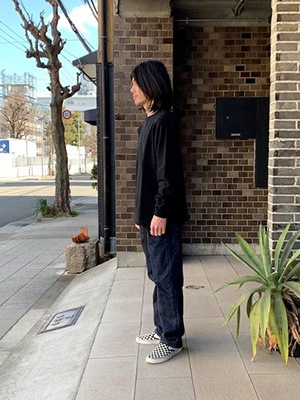 WASEWROUGH CREW SWEATBLACK