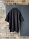 Yonetomi NEW BASICLIGHT WAVE COTTON KNIT POLOBLACK
