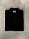 Yonetomi NEW BASICLIGHT WAVE COTTON KNIT POLOBLACK