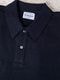 Yonetomi NEW BASICLIGHT WAVE COTTON KNIT POLOBLACK