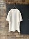 Yonetomi NEW BASICLIGHT WAVE COTTON KNIT TEEWHITE