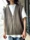 Yonetomi NEW BASICLIGHT WAVE COTTON KNIT TEEWHITE