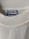 Yonetomi NEW BASICLIGHT WAVE COTTON KNIT TEEWHITE