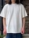 Yonetomi NEW BASICLIGHT WAVE COTTON KNIT TEEWHITE