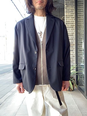 WASEWISLAND KNIT VIRGIN VESTɡKHAKI