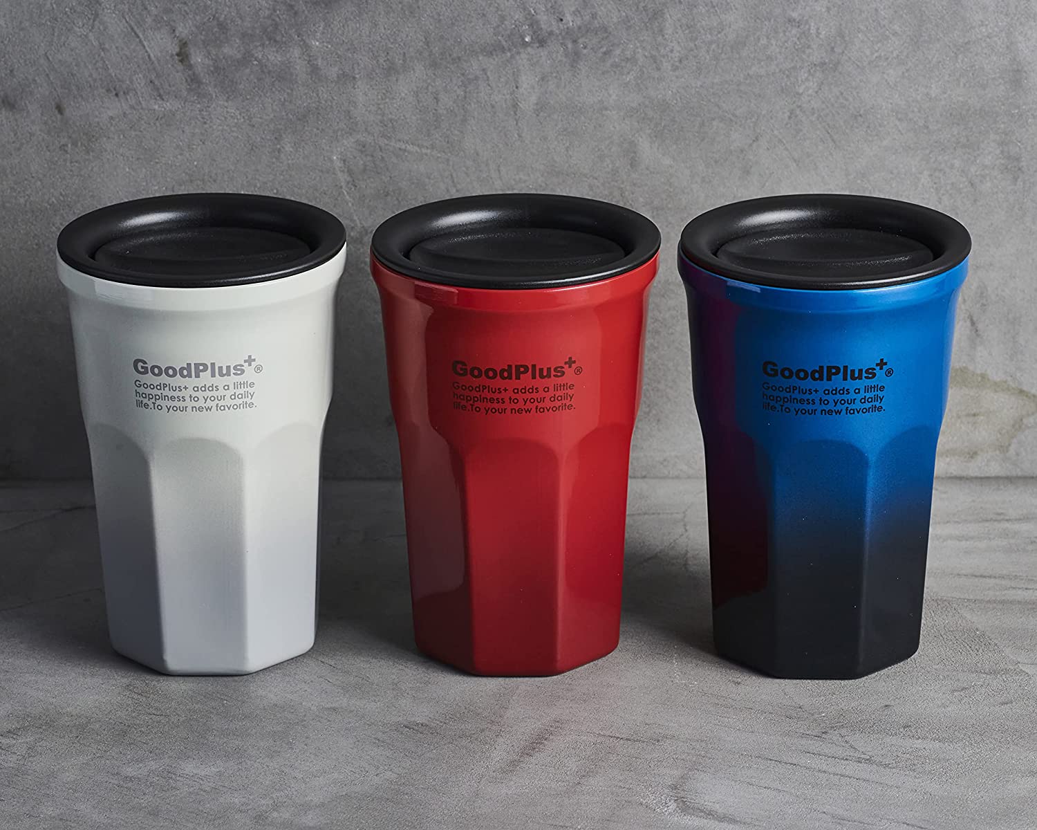 グッドプラス 真空断熱ステンレス 蓋付 タンブラー 〈エアゼロ〉 450ml