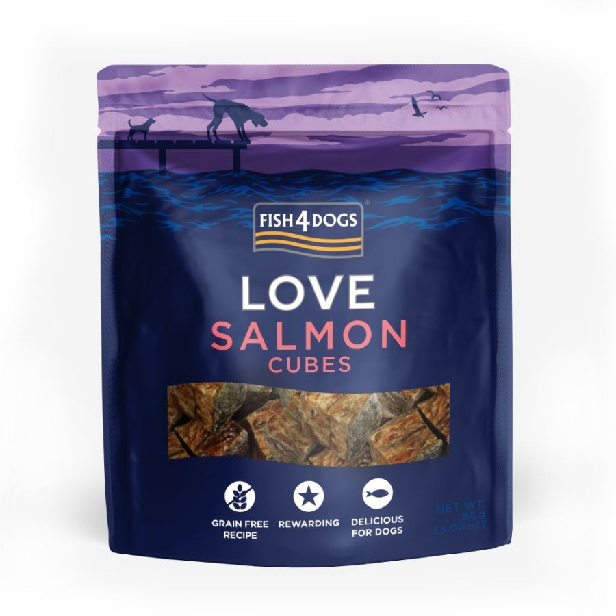 フィッシュ4ドッグ公式オンラインショップ サーモンキューブ 85g