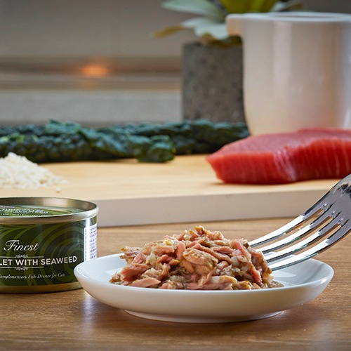 猫缶 ツナ＆海藻 TUNA FILLET WITH SEAWEED　70g