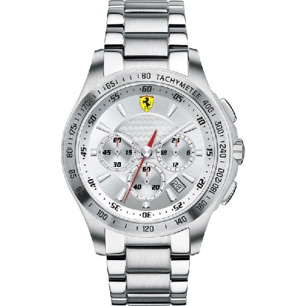 送料無料】Ferrari フェラーリScuderia Chrono クロノグラフ Steel