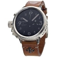 【送料無料】ユーボート U-BOAT 自動巻 シルバー&ダイヤモンド クロノグラフ SILBER 925 シルバー50 MM DIAMOND ダイヤモンド U-7287 (FLIGHTDECK)|U|