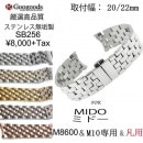 For MIDOߥɡM8600åʼƥ쥹٥ 20mm 22mm SB256