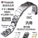 �������å��������ʼ�������̵���٥��TIB001������18mm 20mm 21mm 22mm 24mm For IWC����