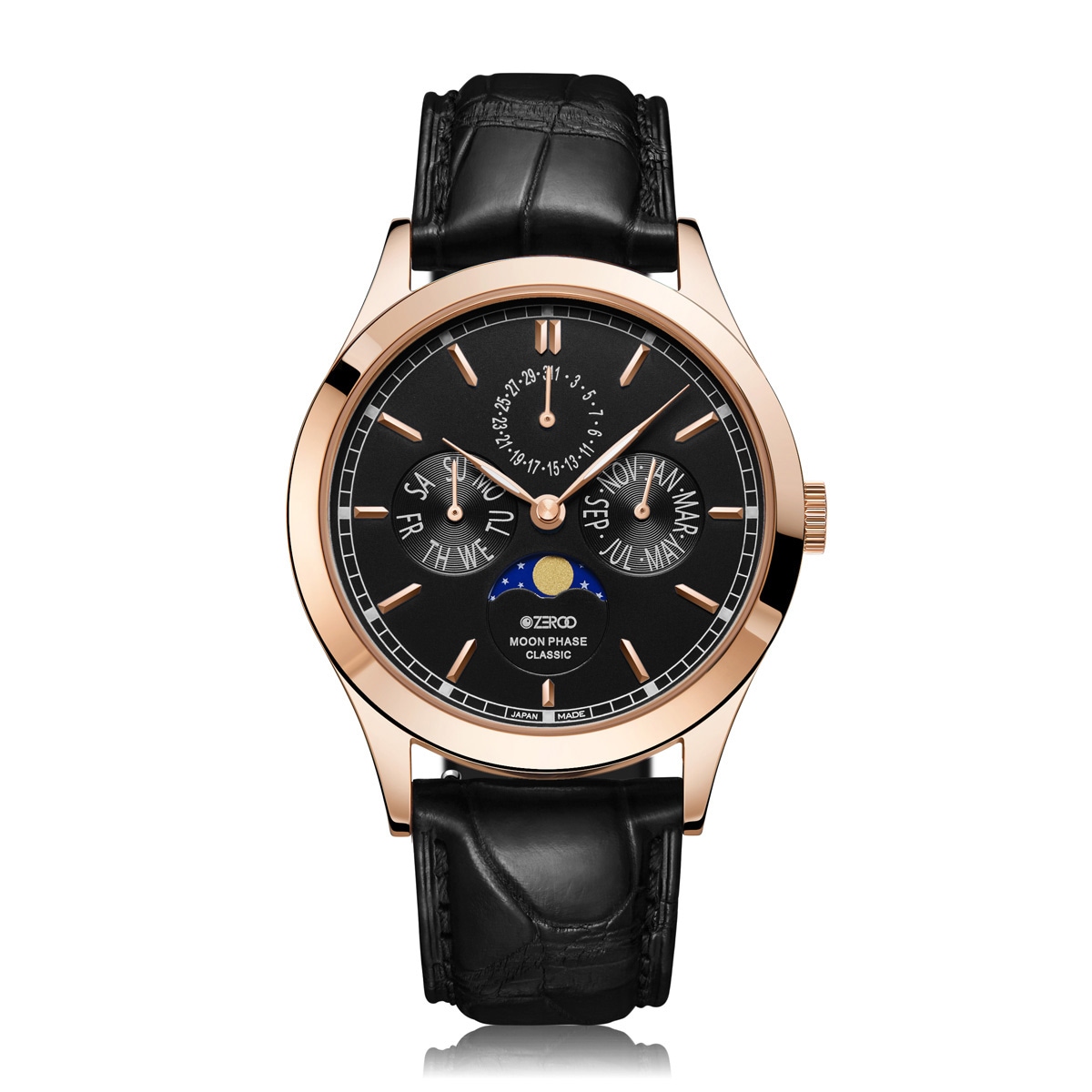 ZEROO ゼロ 電池式クォーツ 腕時計 男女兼用 ケース幅:38mm 品番