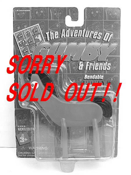 ��1990��s GUMBY ����ӡ� POKEY �ݡ����� PVC �ӥ�ơ��� TOY ��ȡ�