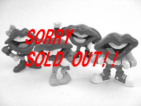 ��1980��s Tang Lips �ӥ�ơ��� PVC 4�ĥ��å� ���ɥХ������󥰡�