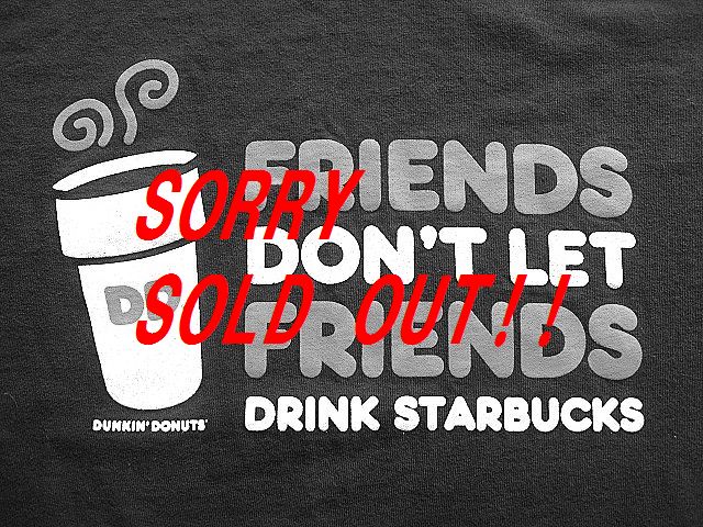 ��DD DUNKIN�� DOUNUTS ���󥭥�ɡ��ʥå� T����� M �㿧 ���ʪ��