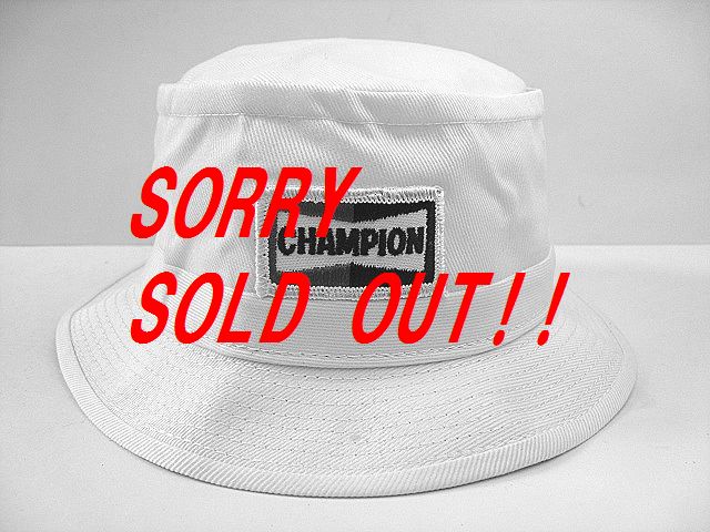 ☆1970's CHAMPION チャンピオン プラグ ビンテージ HAT 所 総柄