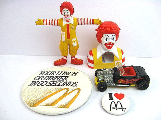 1990s McDonald ޥɥʥ ɥʥ ӥơ 5å PVC Хå