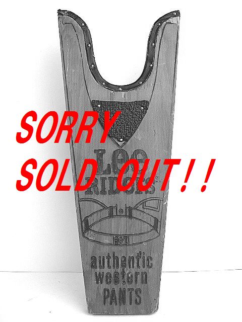 ☆1970's Lee Riders ビンテージ ブーツジャック バディーリー ハウス