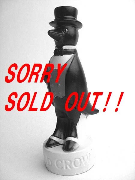 ☆1970's OLD CROW オールドクロウ ソフビ TOY バーボン ウイスキー