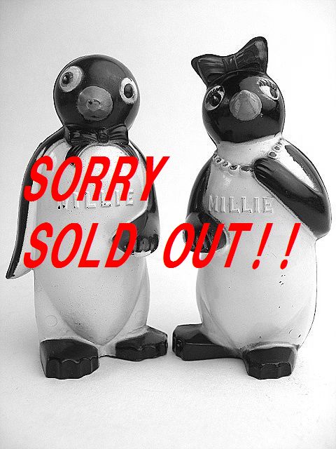 ☆1950's KOOL クール たばこ ペンギン 塩＆胡椒入れ