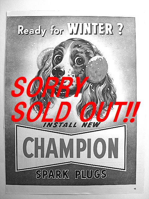 ��1940��s CHAMPION �����ԥ��� �ץ饰 �ӥ�ơ��� �ڤ�ȴ�� ���ġ�