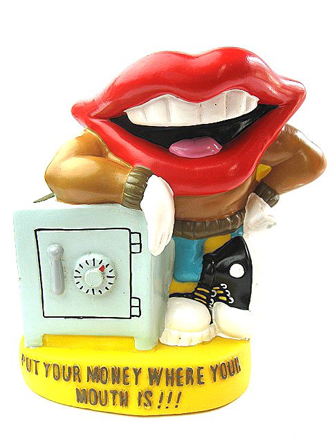 1980’s Tang Lips ビンテージ トコトコ アドバタイジング ☆1980's Tang Lips ビンテージ 貯金箱 ゼネラルフード