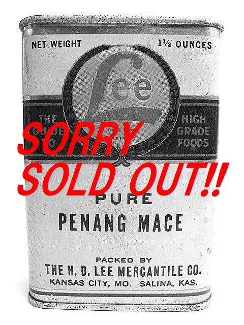 ��1940��s H.D.LEE COMPANY SPICE TIN �꡼ �ӥ�ơ��� �ϥ����ޡ��� �Хǥ�����