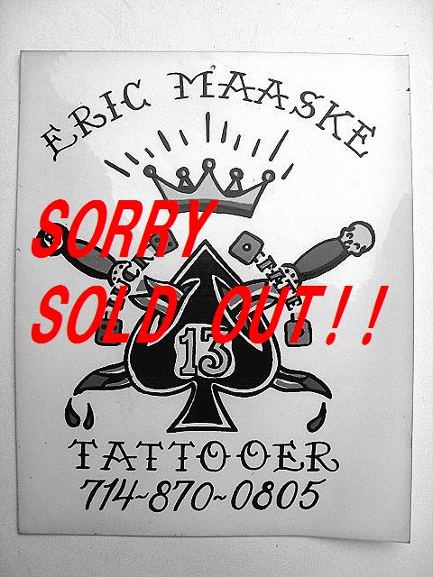 ��TATTOO ���ȥ��� �������� �ǥ����� ERIC MAASKE 8�ܡ��� 13 ������ ��������