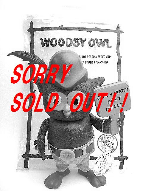��1970��s Woodsy Owl �ӥ�ơ��� TOY ���դ� �դ����� �� ���ɥХ������� DAKIN����