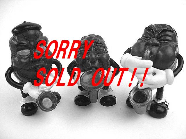 ��1980��s California Raisins ����ե���˥��졼���� Vintage �ӥ�ơ��� PVC TOY �������åȡ�