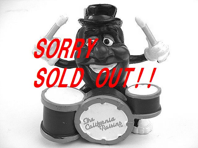 ��1980��s California Raisins ����ե���˥��졼���� Vintage �ӥ�ơ��� PVC TOY �ɥ���