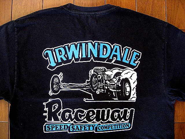 ��Hanes IRWINDALE Raceway �إ��� T����� ���� L������ �ɥ�å��졼�� �졼���󥰡�