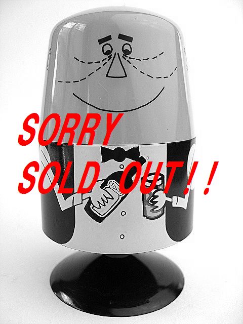 サントリー アンクルトリス 黒服 爪楊枝入れ ビンテージ 柳原良平 当時物 ギャング アドバタイジング キャラクター Toy a Toy