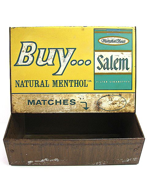 ���쥢�� 1950�ǣ� Salem ������� �ޥå�BOX �ӥ�ơ��� ���Ф� ���Х� ���ġ�