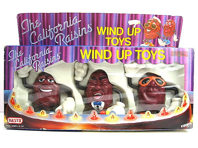 ��1980��s California Raisins ����ե���˥��졼���� �ӥ�ơ��� WIND UP TOYS Ȣ�ա�