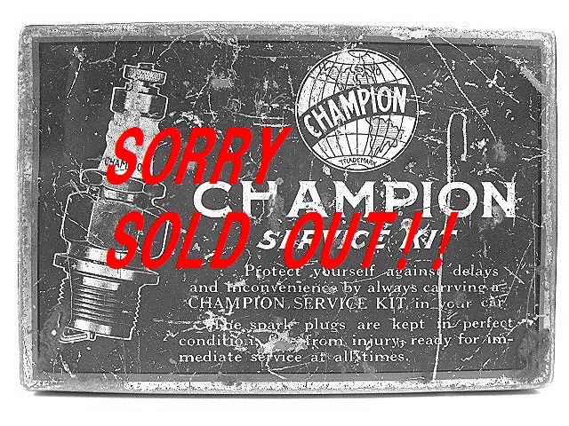 ��1940��s CHAMPION �����ԥ��� �ץ饰 �ӥ�ơ��� BOX ���ġ�
