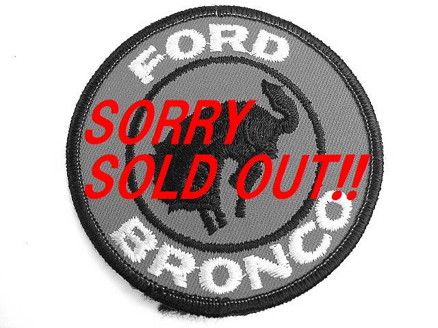 ��1970��s FORD �ե����� BRONCO �֥��� �ӥ�ơ��� ��åڥ� ������ ����֡�