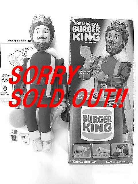 ��Ȣ�ա�1980��s BURGER KING �ޥ����� �С��������� �ӥ�ơ��� �̤������ TOY ���ʡ�