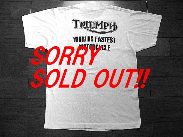 1970s TRIUMPH ȥ饤 ԥ ץ饰 ӥơ T S