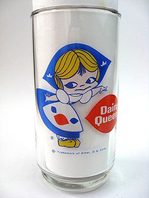 1970’s Dairy Queen ビンテージ グラス LITTLE MISS ☆1970's Dairy Queen ビンテージ グラス LITTLE MISS DAIRY QUEEN