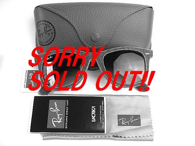 ������ RayBan ���󥰥饹 WAYFARER RB2140-F 1163-71 52��22 �ǥ˥� �ե졼���