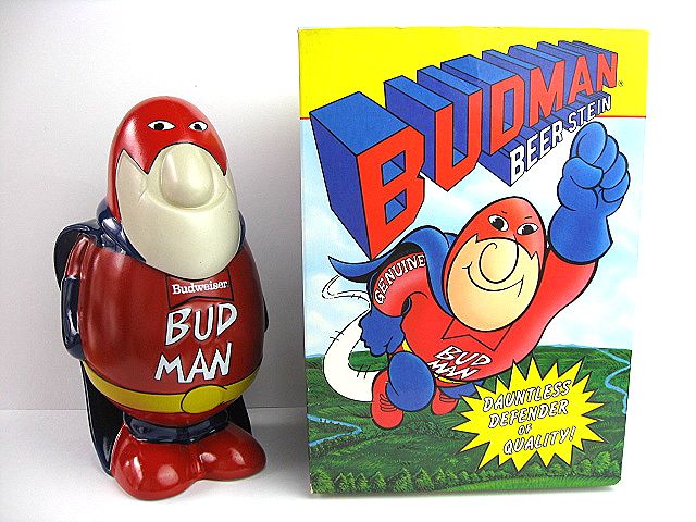 ���ǥåɥ��ȥå��� 1980��s BUDWEISER �Хɥ磻���� BUDMAN �Хɥޥ� �ӥ�ơ��� �ӥ��ޥ� Ȣ�դ���