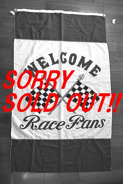 �����硪1950��s WELCOME Race Funs �ӥ�ơ��� �����å����ե�å� �Хʡ���