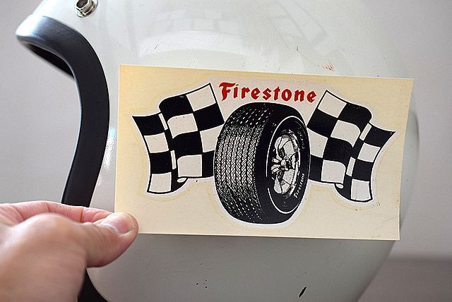 ��NOS �쥢�� 1960's FIRESTONE �ե����䡼���ȡ��� �ӥ�ơ��� ��Ž�� �ǥ������