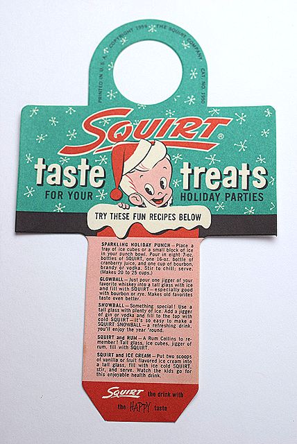 ��1950��s Squirt ������� �ܡ��� �������� �ӥ�ơ��� �ܥȥ���� �� ���� 7UP��