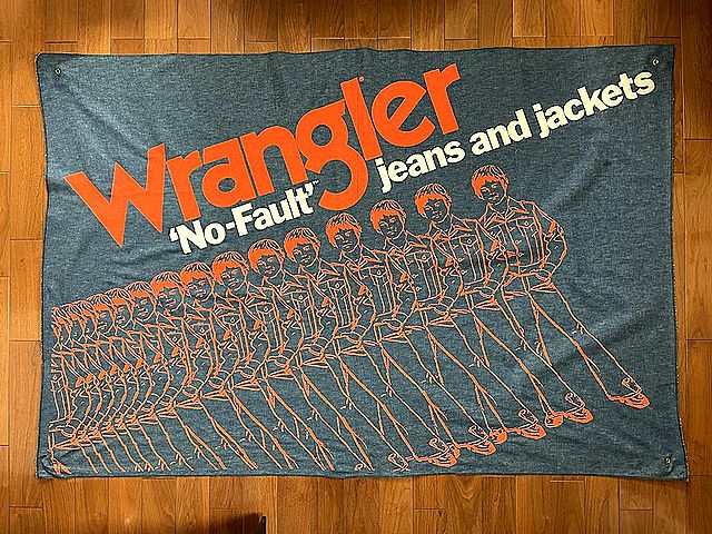 �����硪��쥢�� 1970��s Wrangler ��󥰥顼 �ӥ�ơ��� �ǥ˥� �Хʡ� ���ġ�