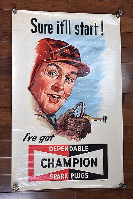 �����硪�쥢�� 1960��s CHAMPION �����ԥ��� ���ѡ��� �ץ饰 �ӥ�ơ��� �ݥ�������